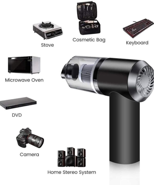 3 In 1 Mini Rechargeable Car Vacuum Multi-Functional Cleaning Tool