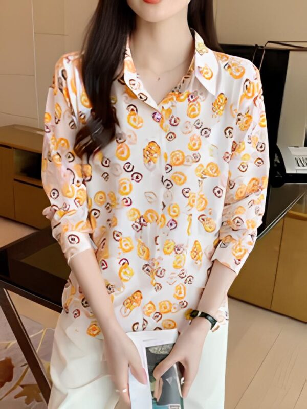 Women Relaxed Fit Printed Formal Shirt